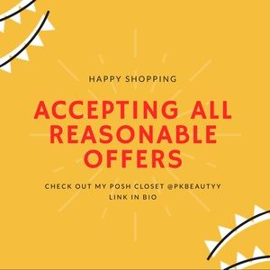 ACCEPTING ALL REASONABLE OFFERS